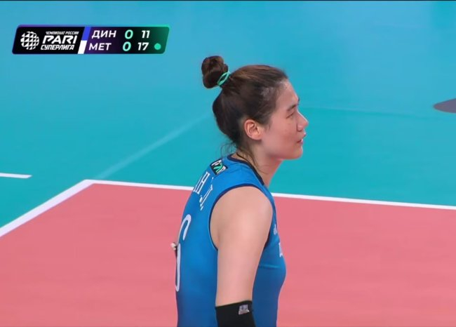俄超女排莫斯科2-3车里雅宾斯克 王云蕗首发14分
